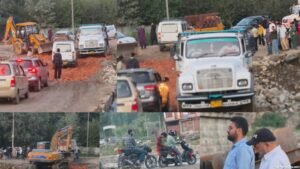 Traffic restored in Beerwah after flash floods washed away Sukhnag diversion