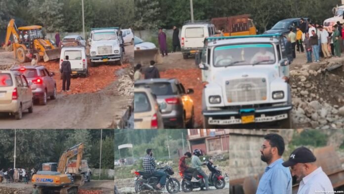 Traffic restored in Beerwah after flash floods washed away Sukhnag diversion