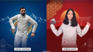 J&K fencers Shreya, Vishal make history with Asian Games 2026 selection