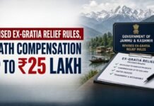J&K issues revised ex-gratia relief rules, death compensation up to ₹25 lakh J&K issues revised ex-gratia relief rules, death compensation up to ₹25 lakh