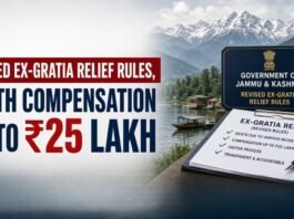 J&K issues revised ex-gratia relief rules, death compensation up to ₹25 lakh