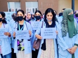 MBBS, BDS interns protest across J&K medical colleges, demand ₹30,000 stipend