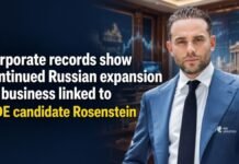 Corporate records show continued Russian expansion by business linked to FIDE candidate Rosenstein Corporate records show continued Russian expansion by business linked to FIDE candidate Rosenstein