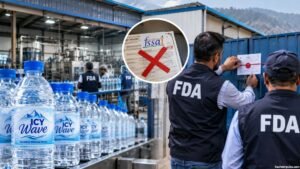 FDA seals ‘ICY Wave’ water unit in Pulwama over invalid FSSAI license