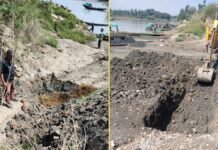 Flood Control Dept demolishes 13 illegal Jhelum ramps in Pulwama Flood Control Dept demolishes 13 illegal Jhelum ramps in Pulwama