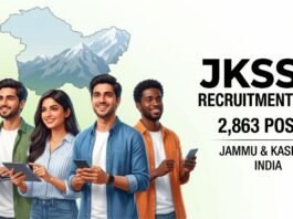 JKSSB Recruitment 2026 - 2863 Vacancies