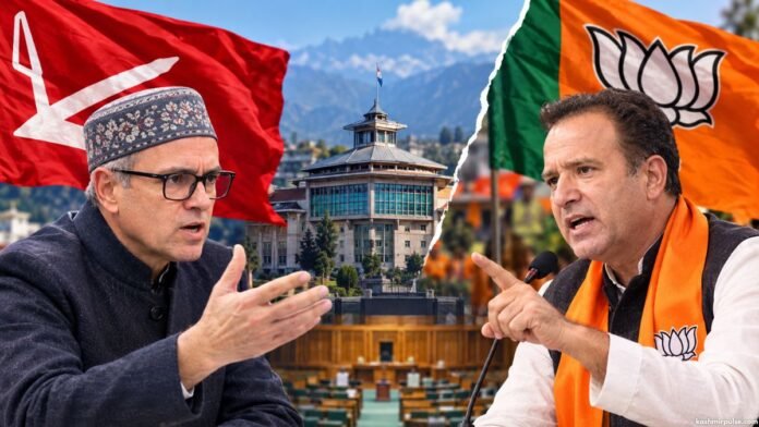 Omar Abdullah and Sunil Sharma
