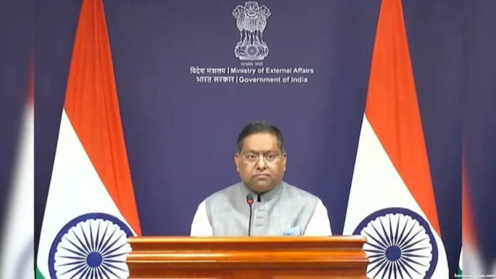 Spokesperson of the Ministry of External Affairs, Randhir Jaiswal Spokesperson of the Ministry of External Affairs, Randhir Jaiswal