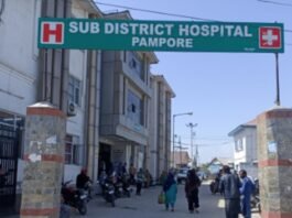 Patients seek female staff for ECG tests at Pampore hospital Sub-District Hospital Pampore