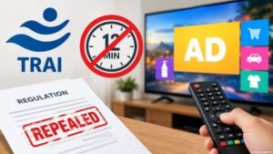TRAI repeals 12-minute ad duration cap regulation for TV channels