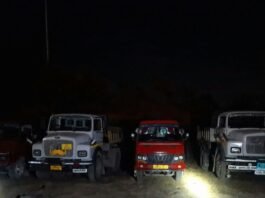 Awantipora Police seize 5 L&T machines, 4 dumpers in illegal mining crackdown
