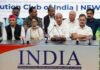INDIA bloc plans mega Delhi protest on Monday over CEC Gyanesh Kumar INDIA bloc leaders during a press conference in New Delhi