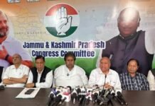 INDIA bloc to hold ‘Save Democracy’ march in Jammu over SIR, voter rights INDIA bloc leaders hold a press conference in Jammu