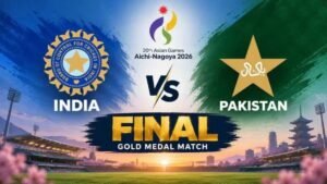India, Pakistan set up Asian Games 2026 men’s cricket final