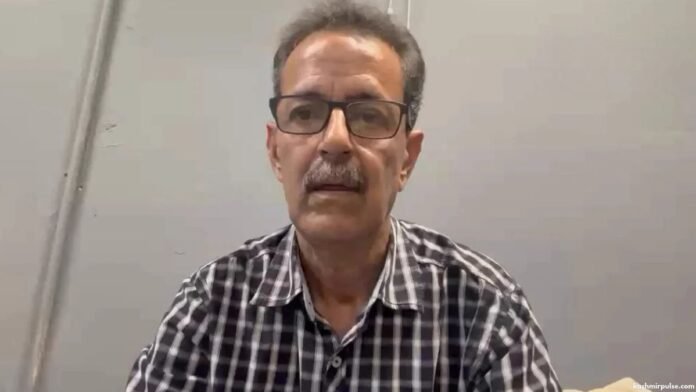 Kashmiri Pandit activist Rakesh Handoo Kashmiri Pandit activist Rakesh Handoo