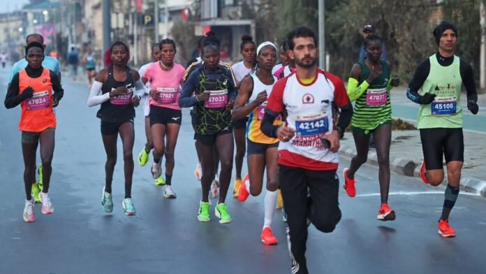 Kenyan runners win Kashmir Marathon titles
