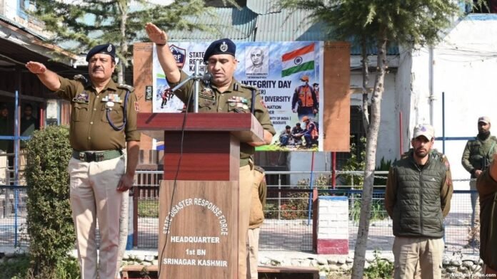 National Unity Day observed by SDRF 1st Battalion, Srinagar National Unity Day observed by SDRF 1st Battalion, Srinagar